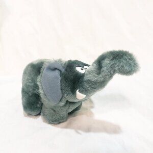 Elephant Trunk Up Plush Stuffed Animal Gray 6" Essel
